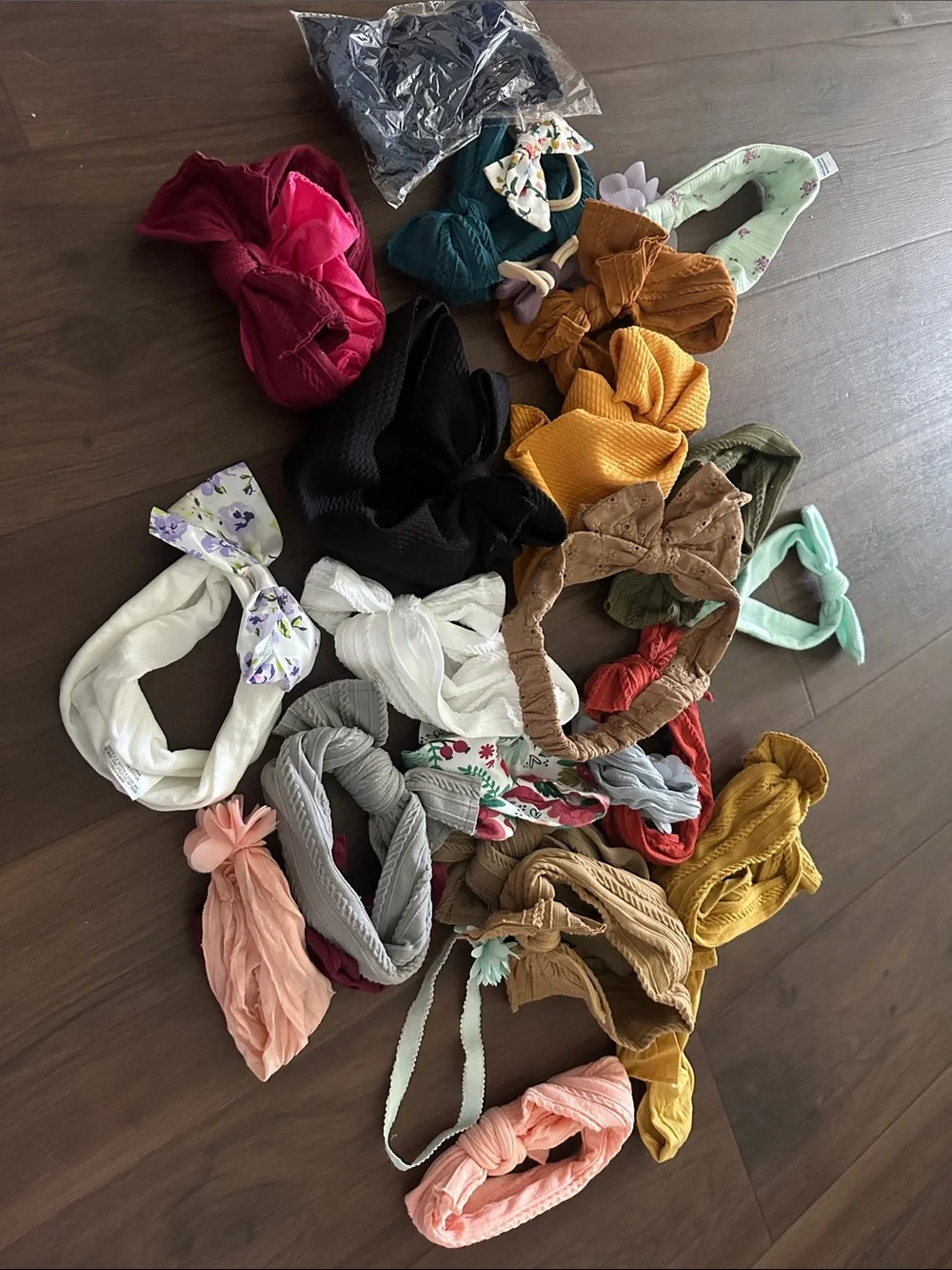 Assorted Kids Fabric Headbands - Multi-Color Pack